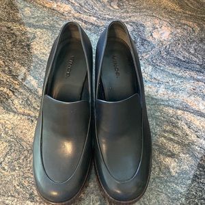 Vince platform loafer size 8